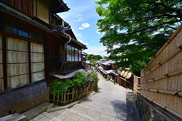 Ninenzaka in Kyoto in summer