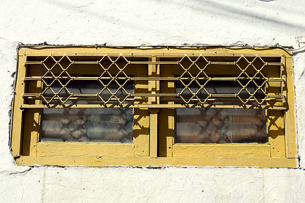 Image of an old wooden window.
