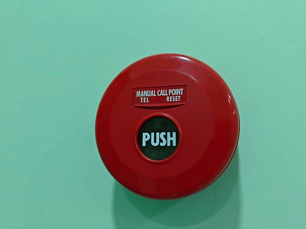 istock a manual call point (MCP), also known as a fire alarm call point or a break-glass call point. 2229845125