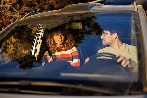istock Road trip through autumn nature 2229854775