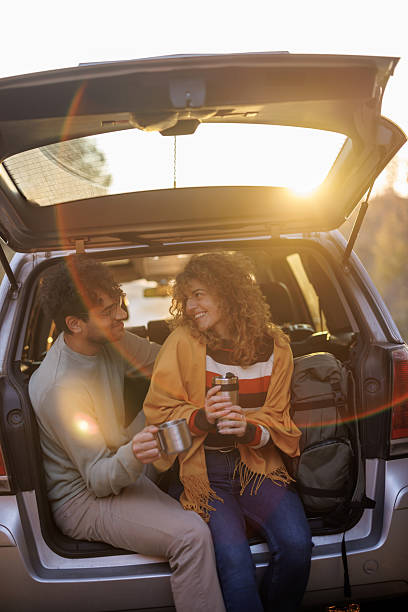 istock Tea time at autumn sunset 2229855425