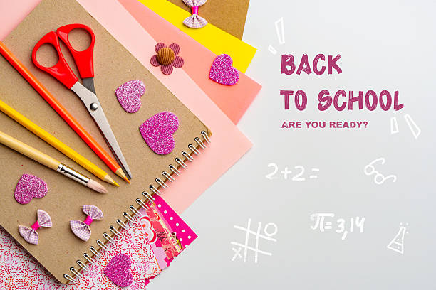 istock Back to school preparations with colorful books and digital devices in a creative design 2229856583