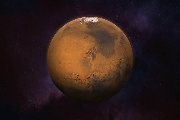 istock Mars the Red Planet. Planet Mars galaxy and nebula. 2229876185