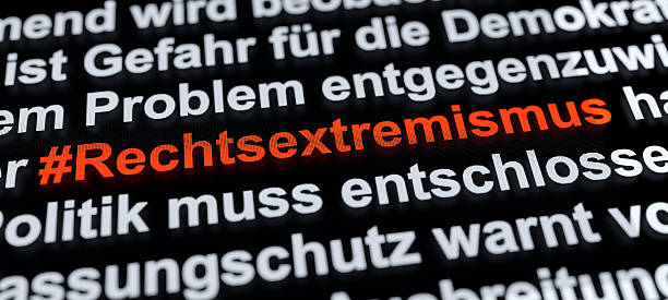 istock Rechtsextremismus (right-wing extremism), hashtag or posting. 2229878319