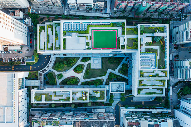 istock Vertical greening of modern buildings 2229893541