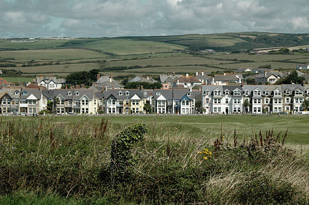istock Traditional colorful seaside houses in Cornwall 2229895483