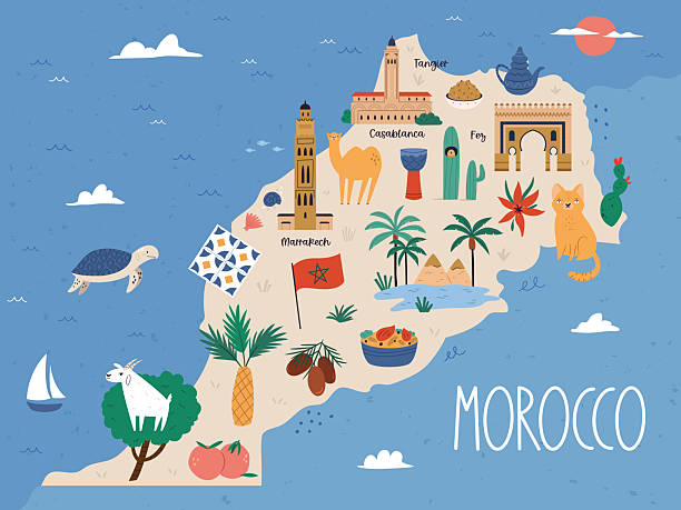 50+ Casablanca Morocco Drawing Illustrations - iStock