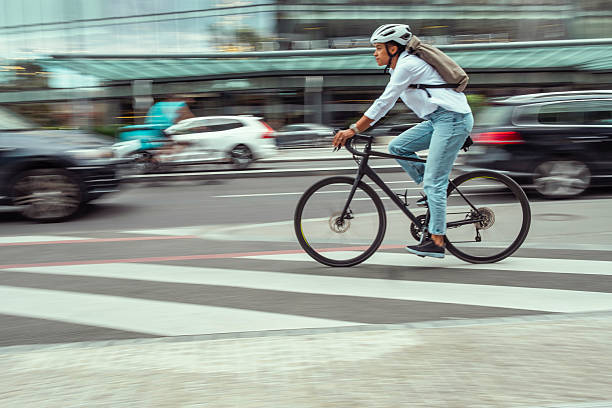 istock Young Multiracial Female Biking to Work in City 2229896998