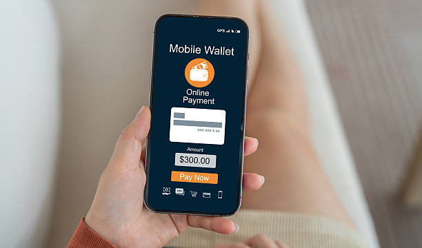istock Online payment with e-wallet on smartphone screen, digital finance technology for shopping, mobile transfer with fintech application, e-commerce, mobile banking, digital wallet and cashless lifestyle 2229898402
