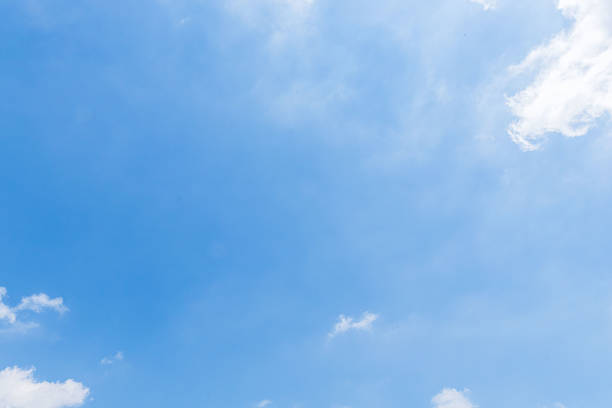 istock Summer sky: Blue sky and clouds seen from the summer mountains 64 2229902055