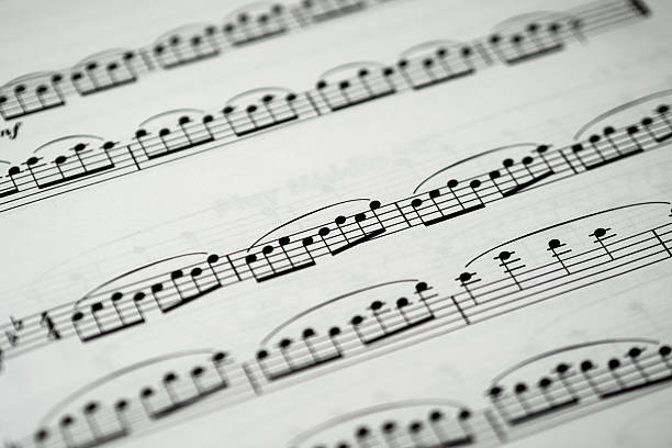 istock Close Up View of Classical Music Sheet Notes 2229916438