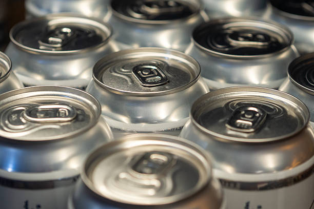 istock Abstract View of Many Aluminum Beverage Cans 2229916500