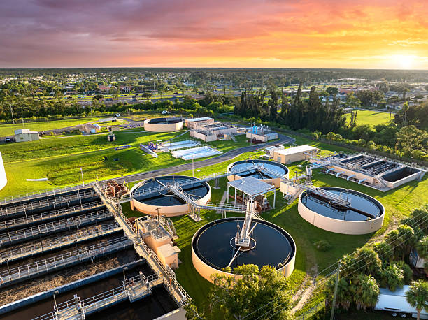 Water treatment facility for processing and purification of water from natural sources, removing contaminants to produce clean, safe water for public consumption and environmental use