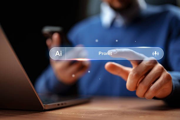 istock Exploring AI prompt creation at home using a laptop in a cozy evening setting 2229927732