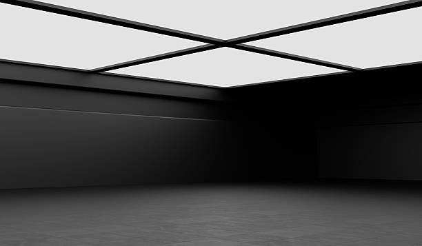 istock Showroom, hall, product display, 3D illustration 2229935991