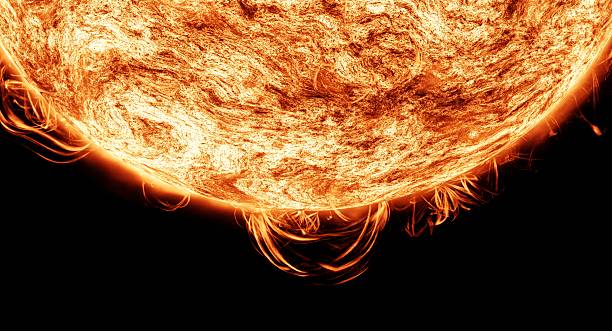 istock Solar flare, sun, abstract background, 3D illustration 2229935992
