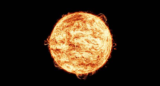 istock Solar flare, sun, abstract background, 3D illustration 2229936004