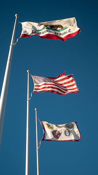 istock California and US flags in the sky 2229937038