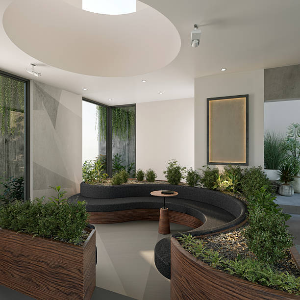 istock 3d render of luxury hotel looby 2229937054