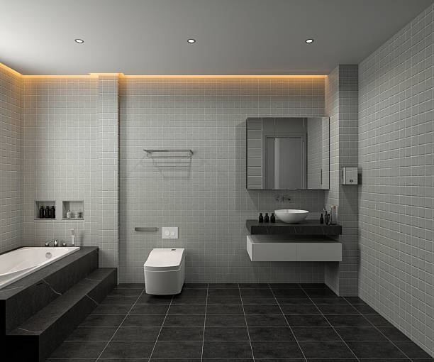 istock 3d render of luxury bathroom 2229937060