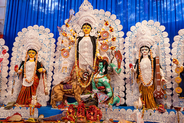 istock sacred goddess durga idol worship during dussehra celebration at daylight 2229937842