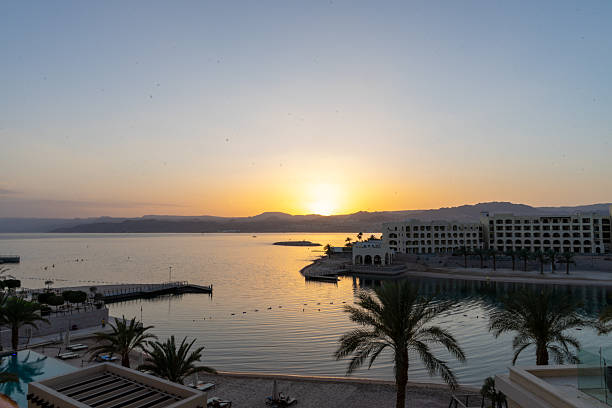 istock Sunset scene in Aqaba, Jordan 2229938271