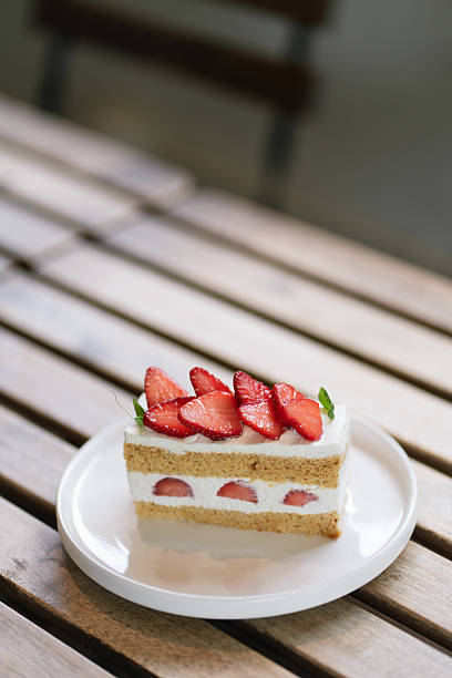 Cakes on a white background
