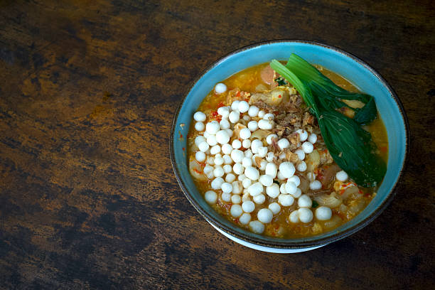 istock Seblak, a Sundanese food, specifically from the Bandung area, West Java, Indonesia, with a savory and spicy taste 2229942634