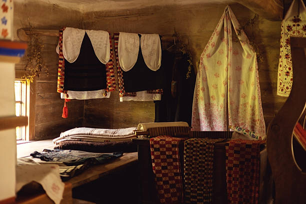 istock interior rural old wooden ukrainian house 2229942895