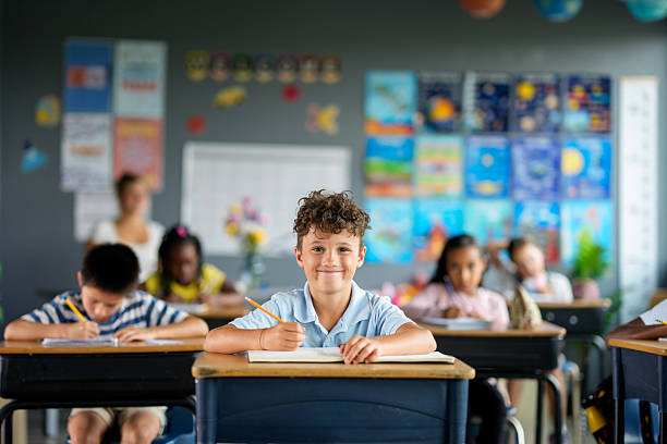 istock Diverse Classroom With Engaged Students in a Colorful Learning Environment 2229950509