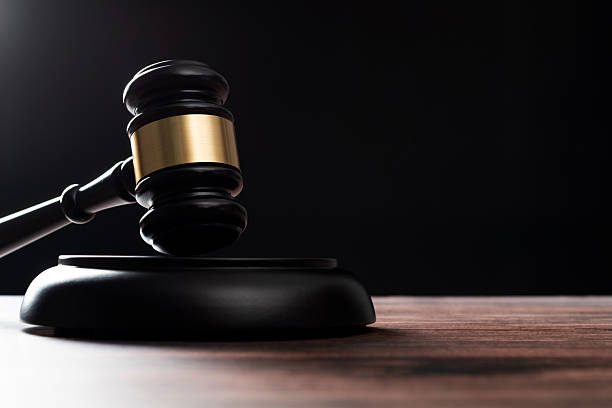 istock Wooden gavel on the table 2229969714