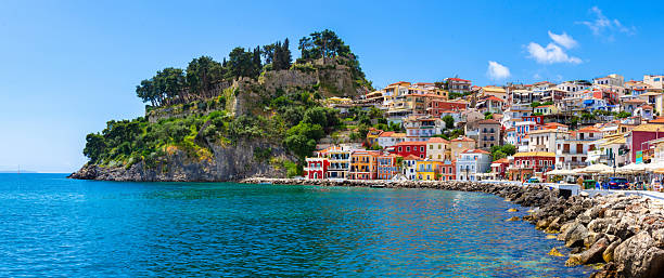 istock Panoramic view of scenic Parga city, Greece 2229973729