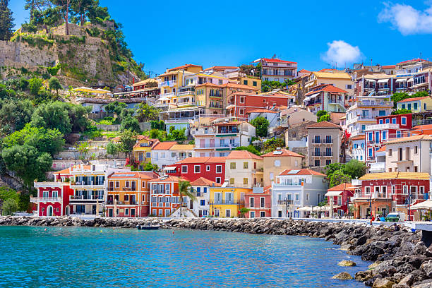 istock Panoramic view of scenic Parga city, Greece 2229973819