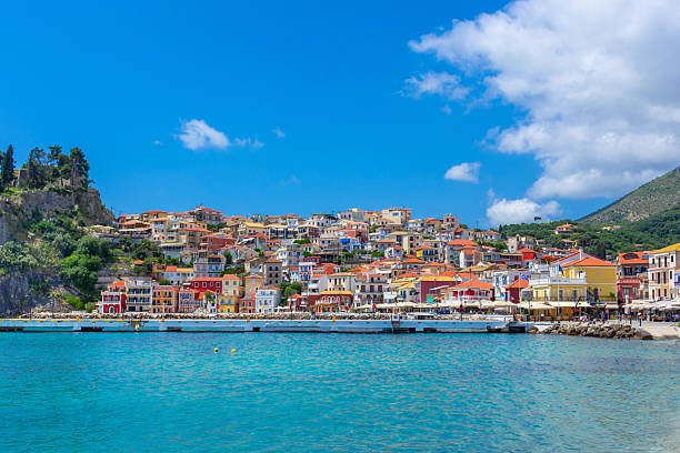 istock Panoramic view of scenic Parga city, Greece 2229973929