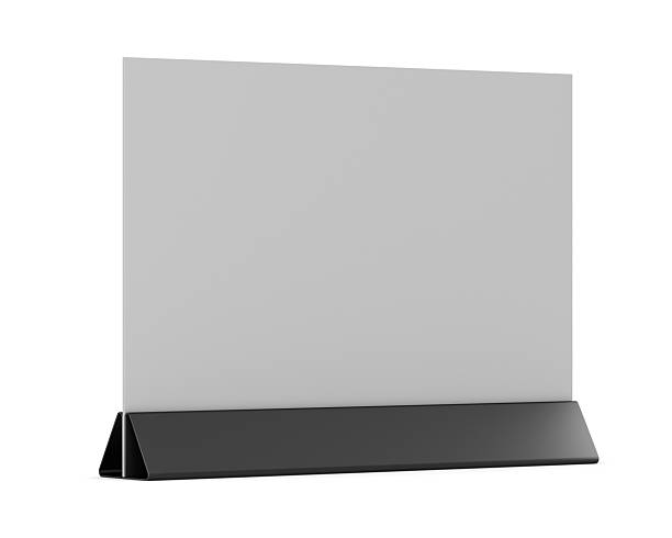 istock Table banner on white background. Isolated 3D illustration 2229979945