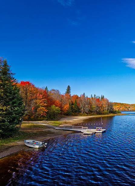 istock Great fall view of the lake inside Arrowhead, ON, Canada 2229982528