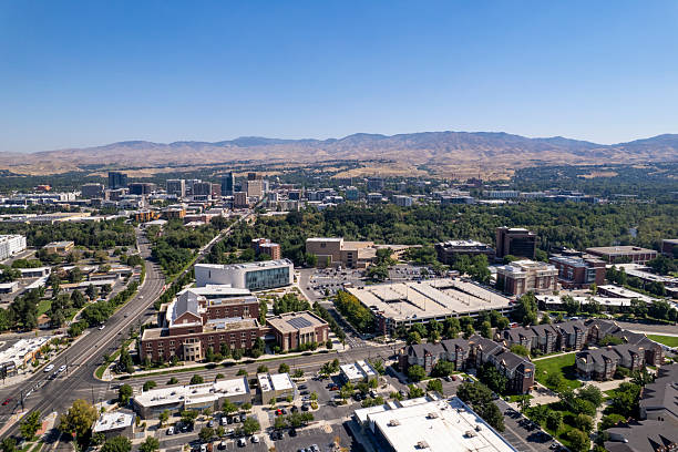 istock Downtown Boise Drone Video 2229987240