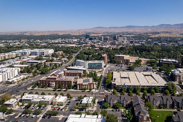 istock Downtown Boise Drone Video 2229987398