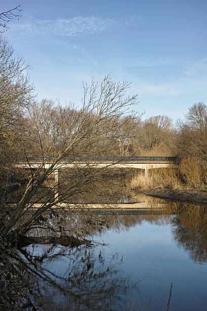 istock The Bridge across the River Lea near Hackney Marshes 2229991073