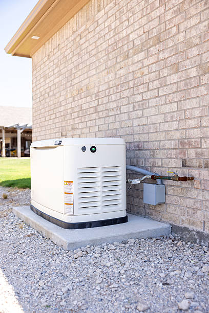 istock Home gas electricity generator - Accessibility features in a modern home construction for convenient senior living 2229997841