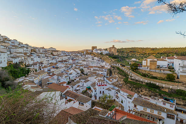 istock Setenil de las Bodegas, picturesque spanish town built into rock cliffs. 2230002926