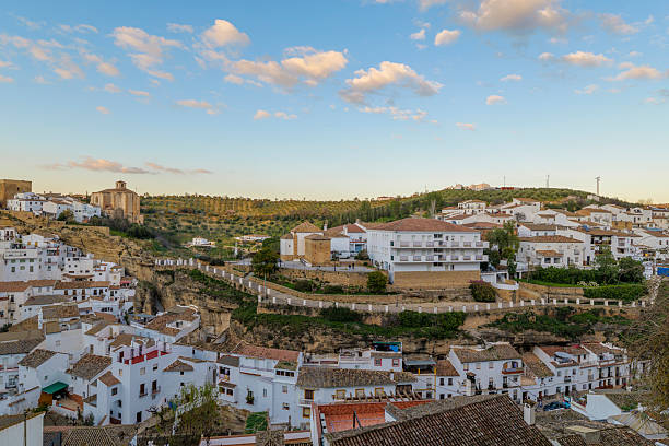istock Setenil de las Bodegas, picturesque spanish town built into rock cliffs. 2230002929