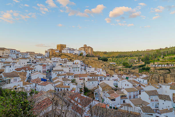 istock Setenil de las Bodegas, picturesque spanish town built into rock cliffs. 2230002939