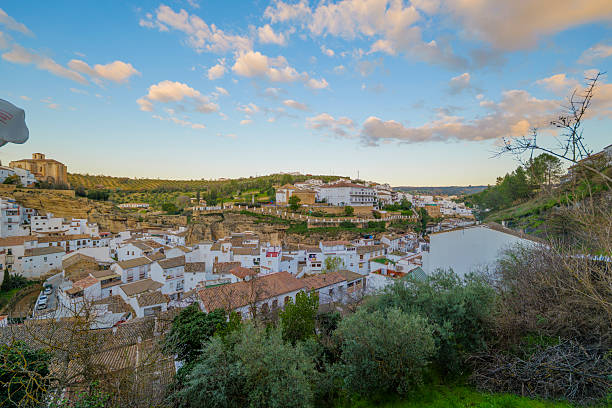 istock Setenil de las Bodegas, picturesque spanish town built into rock cliffs. 2230002967