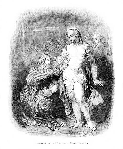 istock Resurrected Jesus Christ Shows Himself to Disciples, Thomas Touches His Side, Bible Theology, Christianity 2230014108
