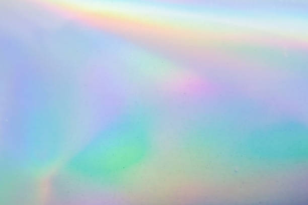istock Holographic rainbow foil iridescent texture abstract hologram background 2230015097
