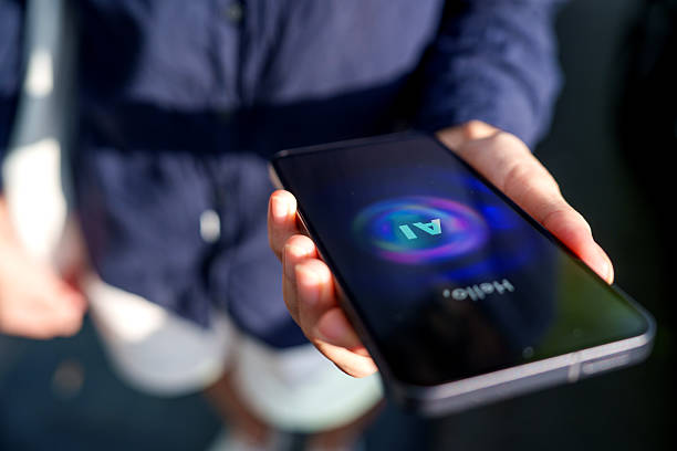 istock Asking a Virtual Assistant Question via AI Chatbot App on Smartphone 2230037454