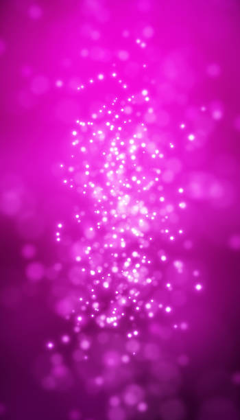 istock Vertical illustration of pink light shine particles bokeh. 2230040310