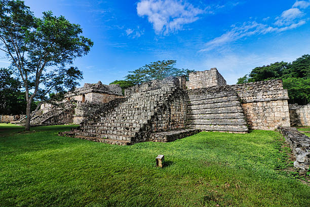 istock The Twins,Las Gemelas Temples,Structure 17,Ek Balam,Yucatan,Mexico 2230041750