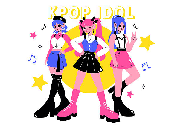 idol-trend-vector-illustration